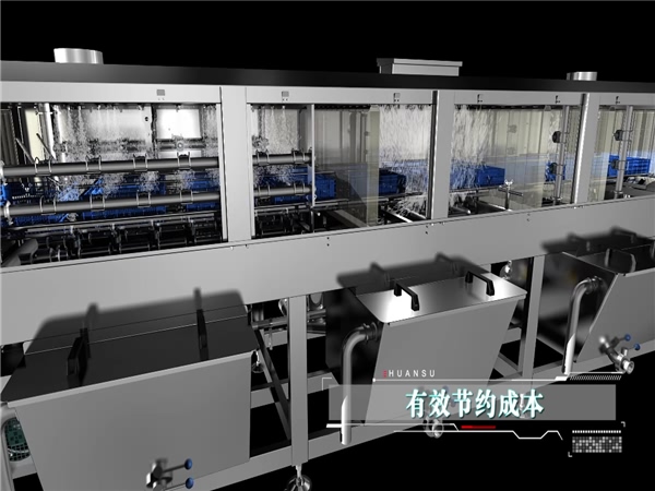 廠(chǎng)家銷(xiāo)售全自動(dòng)周轉箱洗筐機，烘干式清洗機，周轉筐清洗機